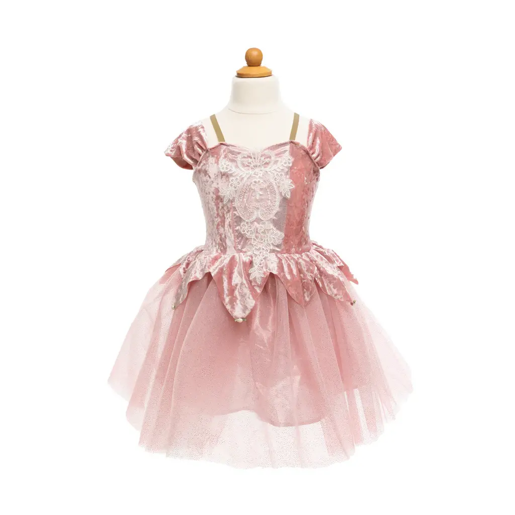 CREATIVE EDUCATION Prima Ballerina Dress- Dusty Rose (3-4)