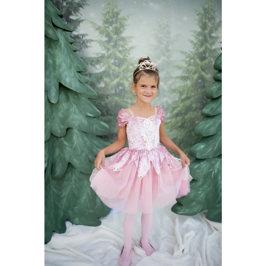 CREATIVE EDUCATION Prima Ballerina Dress- Dusty Rose (3-4)