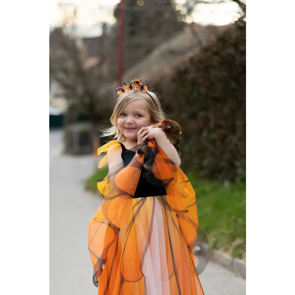 CREATIVE EDUCATION Monarch Butterfly Twirl Dress w/ Wings (3-4)