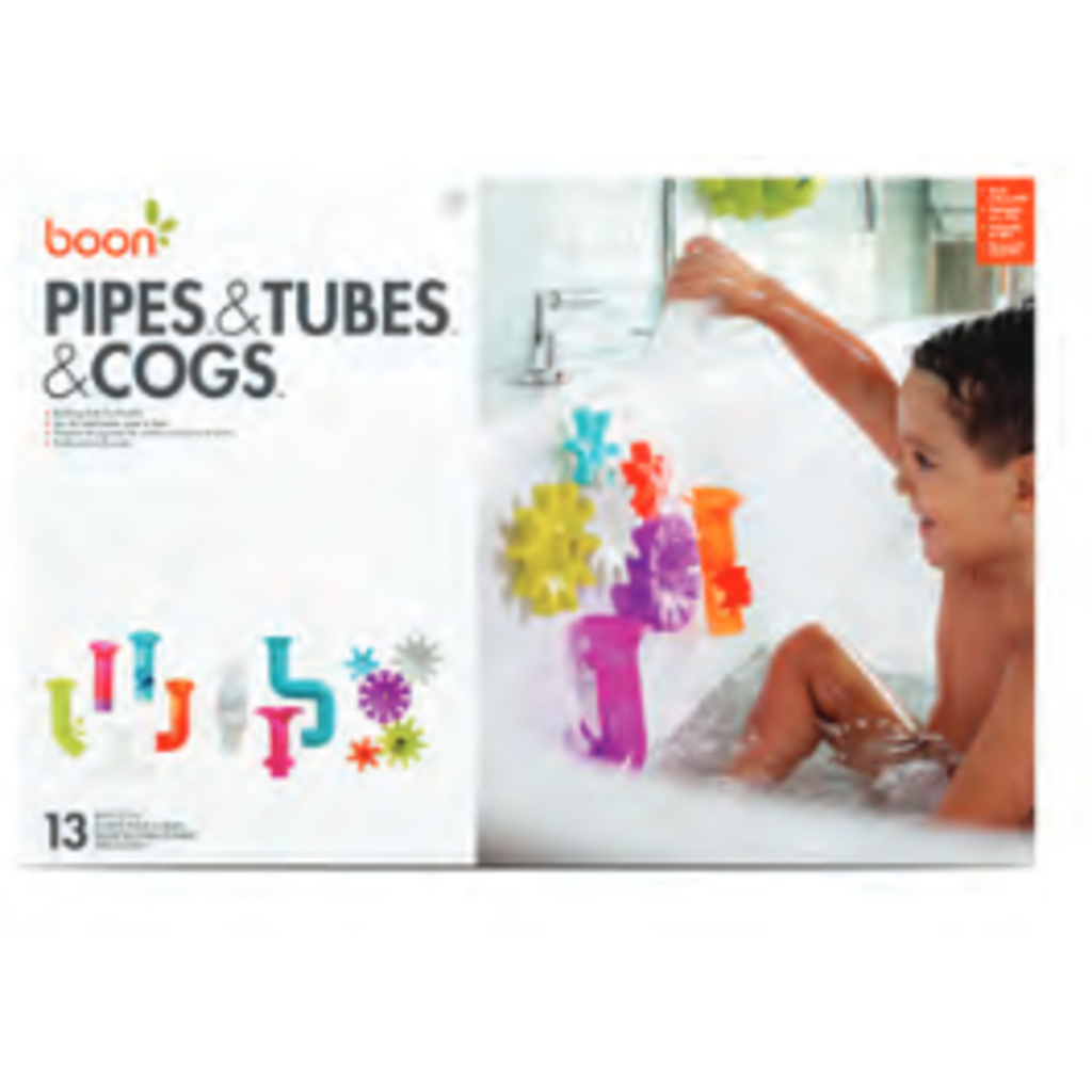 TOMY Boon Pipes & Tubes & Cogs Building Bath Toy Bundle