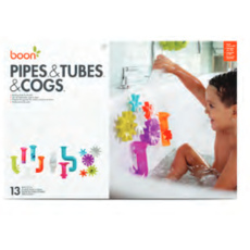 TOMY Boon Pipes & Tubes & Cogs Building Bath Toy Bundle