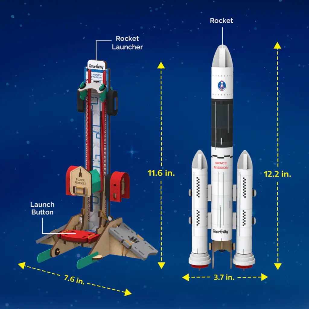 SMARTIVITY Rocket Launcher STEM Building Kit