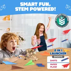 SMARTIVITY Hydraulic Plane Launcher STEM Building Kit