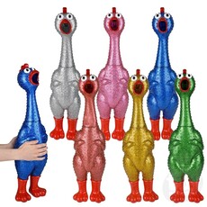 TOY NETWORK 24" Giant Sparkle Rubber Chicken Assortment *In Store Pickup Only*