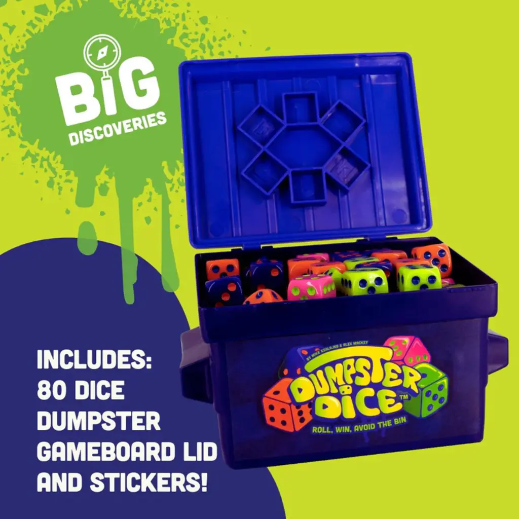 BIG DISCOVERIES Dumpster Dice Game