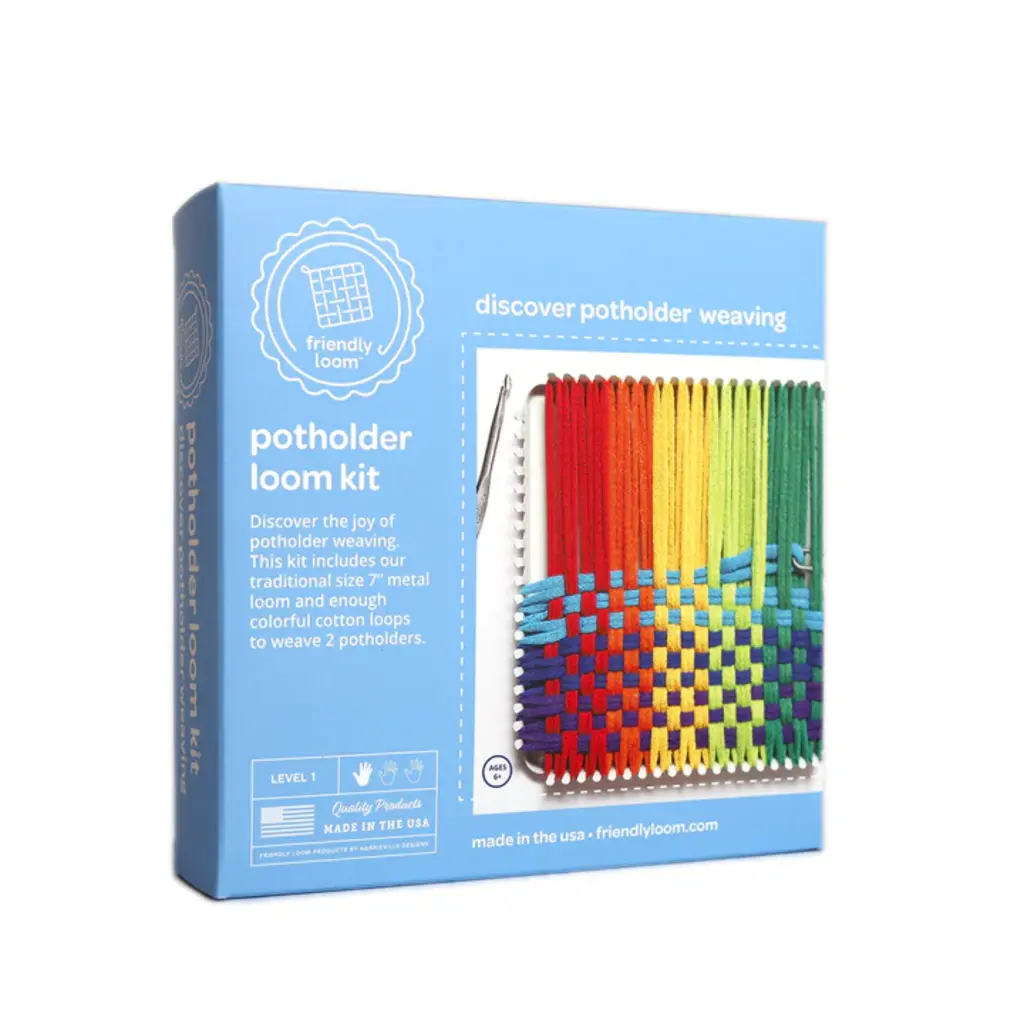 HARRISVILLE Potholder Loom Kit - Traditional 7" Loom