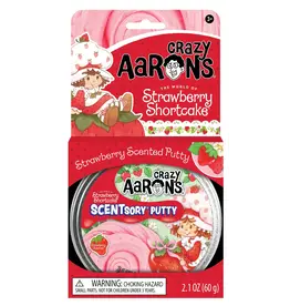 CRAZY AARON Crazy Aaron's Strawberry Shortcake SCENTsory Putty 4" Tin
