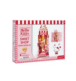 HANDS CRAFT Hello Kitty DIY Miniature Bookend Sweet Shop