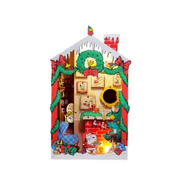 HANDS CRAFT Peanuts Christmas DIY Book Nook Kit