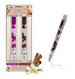 LIFELINES Lava Pens Set of 2 Violet/Brown