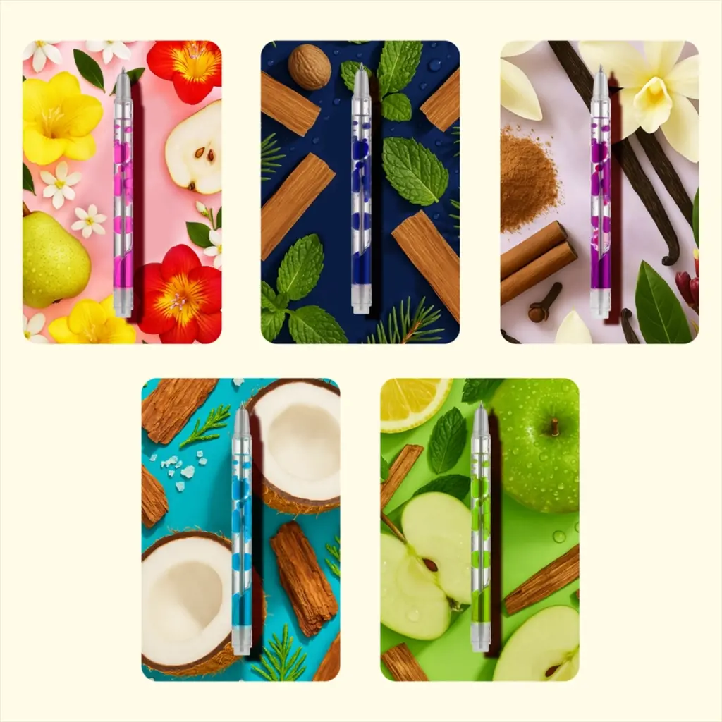 LIFELINES Scented Lava Pens Set of 5 - Brights