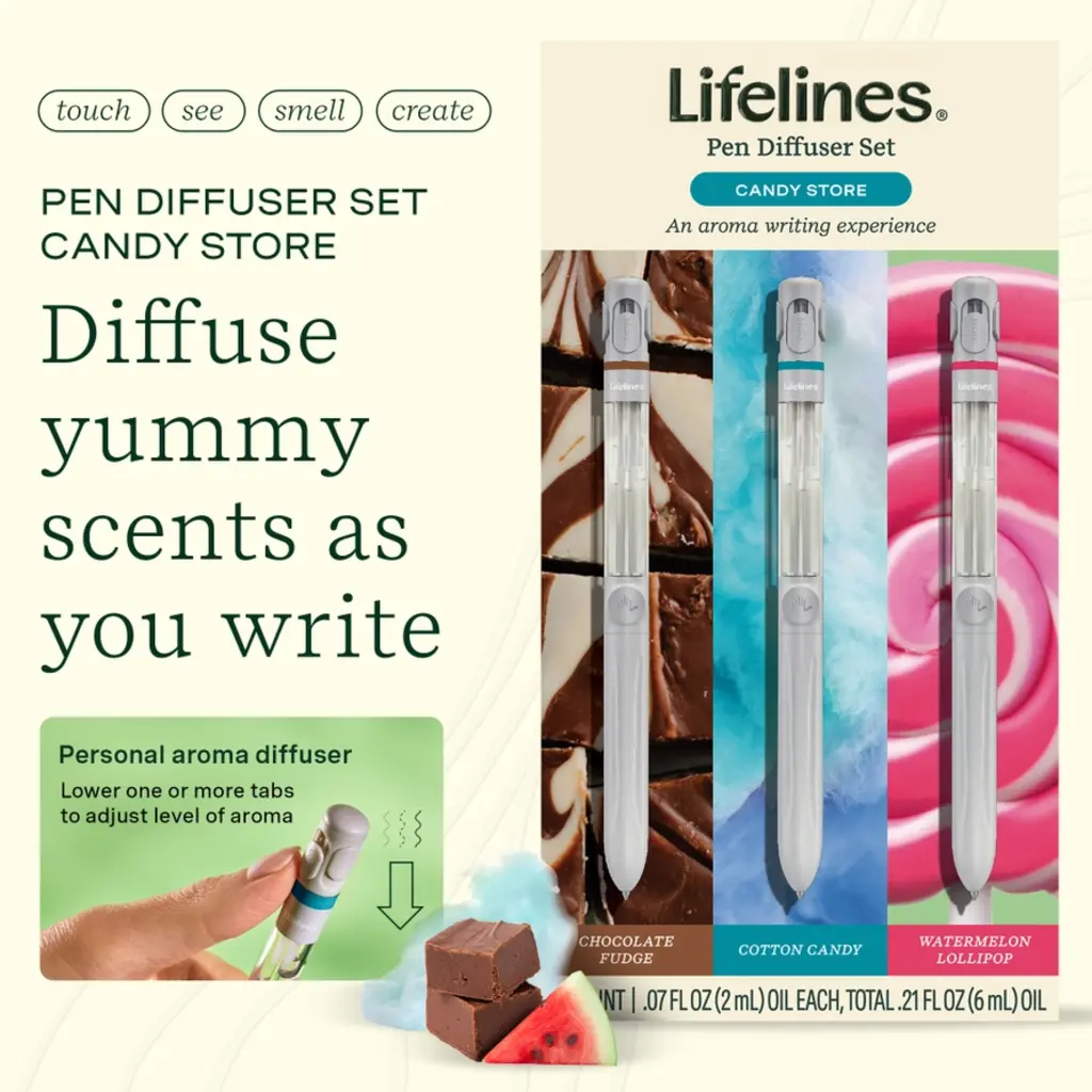LIFELINES Yummy Pens Gift Set 3-Pack - Candy Store