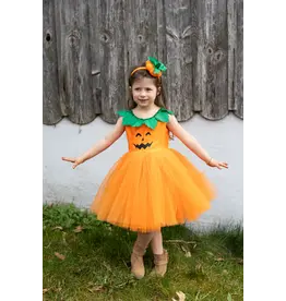 CREATIVE EDUCATION Pumpkin Patch Princess Dress and Headband 3-4