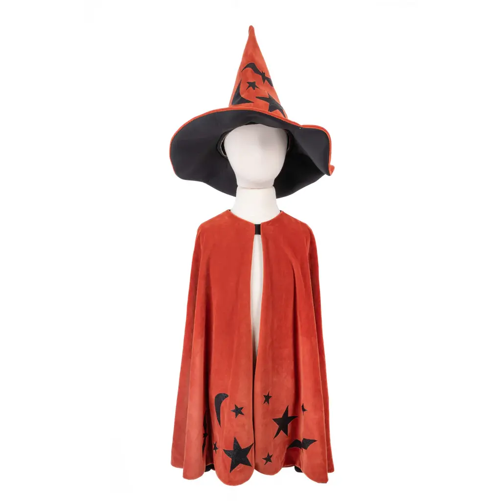 CREATIVE EDUCATION Autumn Embers Wizard Cape and Hat 4-6