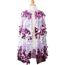 CREATIVE EDUCATION The 5th  Avenue Purple Pailette Cape, Size 4/6