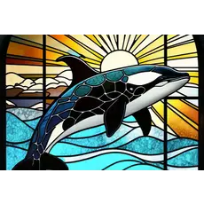 MICROPUZZLES Micropuzzles - Orca Stained Glass
