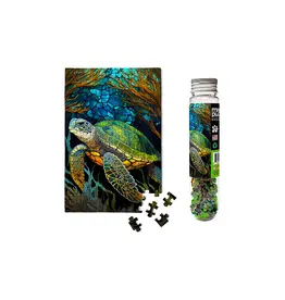 MICROPUZZLES Micropuzzles - Stained Glass Sea Turtle