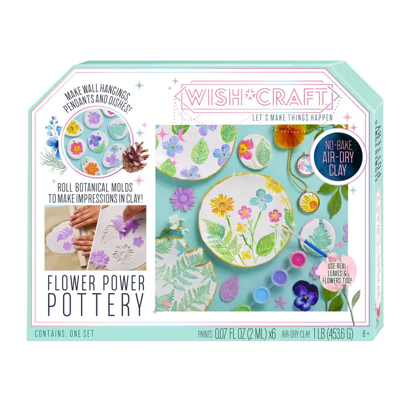 BRIGHT STRIPES Flower Power Pottery