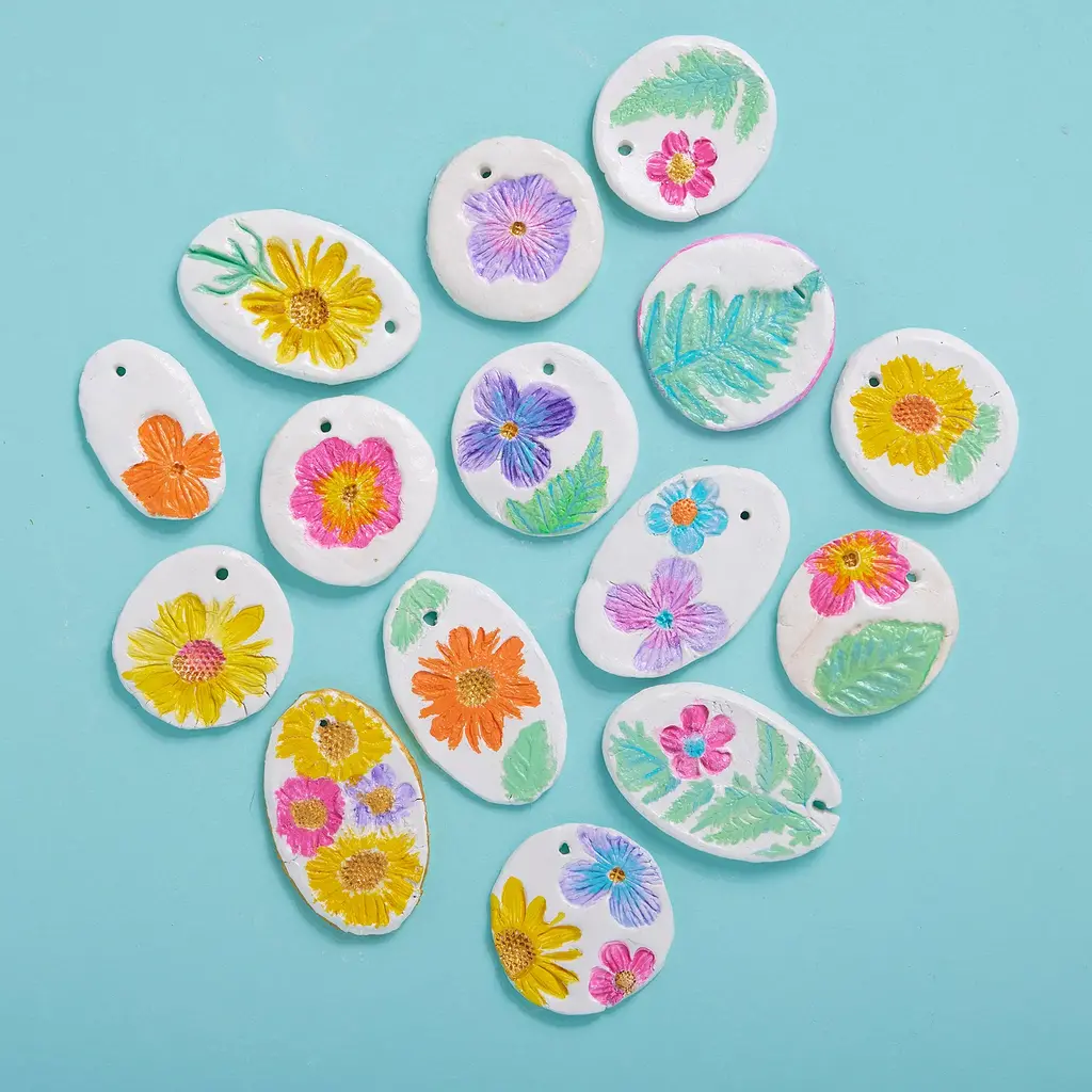 BRIGHT STRIPES Flower Power Pottery