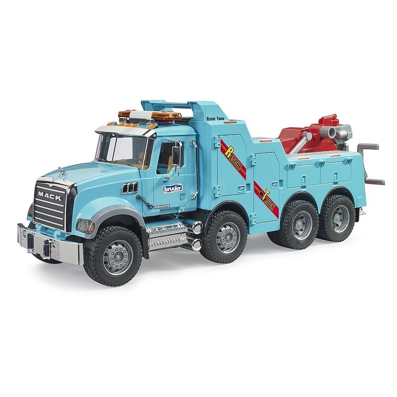 BRUDER TOYS AMERICA INC MACK Granite Recovery and Towing Truck with Light & Sound *In Store Pickup Only*