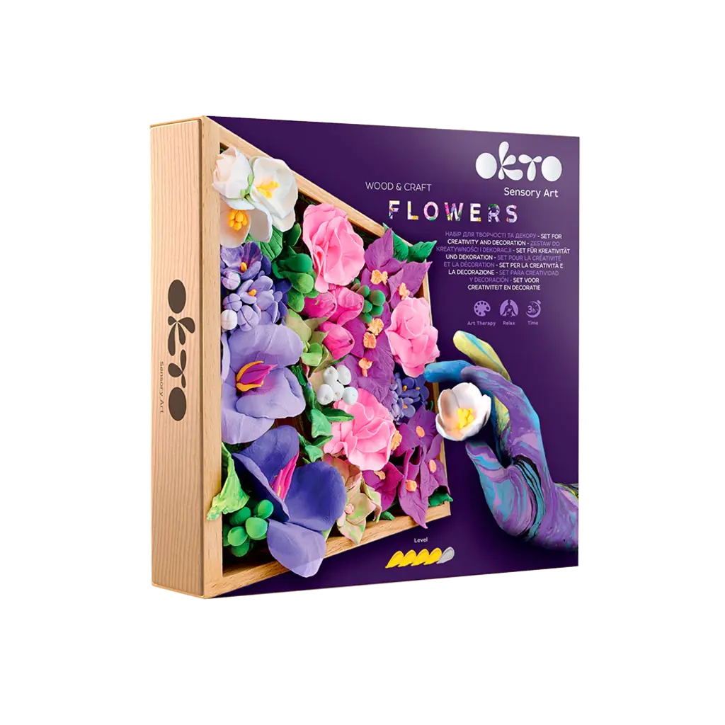 FAINO/WISE ELK OKTO Sensory Art Wood & Craft Flowers Inspiration