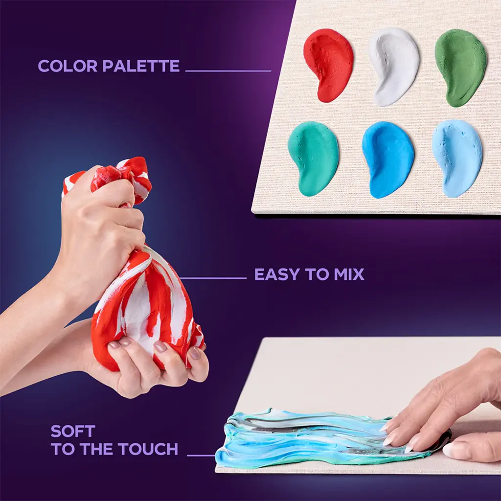 FAINO/WISE ELK DIY 3D painting creative set ” Koi Carps” TM OKTO 30*40 сm