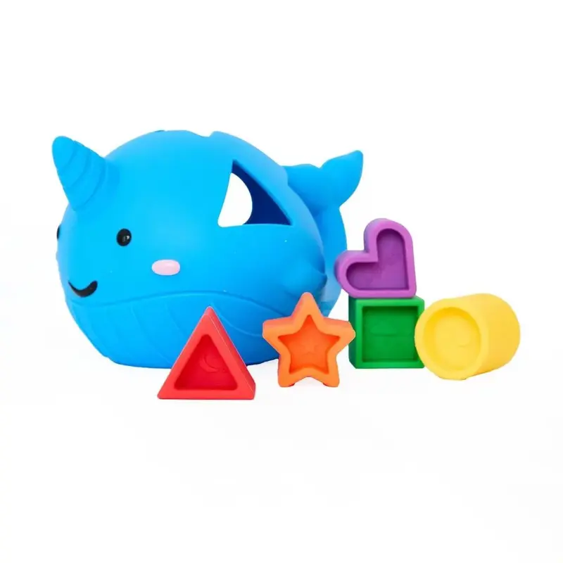 GLO PALS Narwhal Shape Sorter - Primary