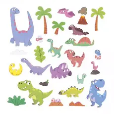 JURATOYS Magneti'stories Dinosaurs