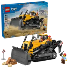 TOYHOUSE LEGO CITY Yellow Bulldozer with Front Loader