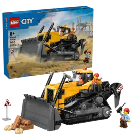TOYHOUSE LEGO CITY Yellow Bulldozer with Front Loader