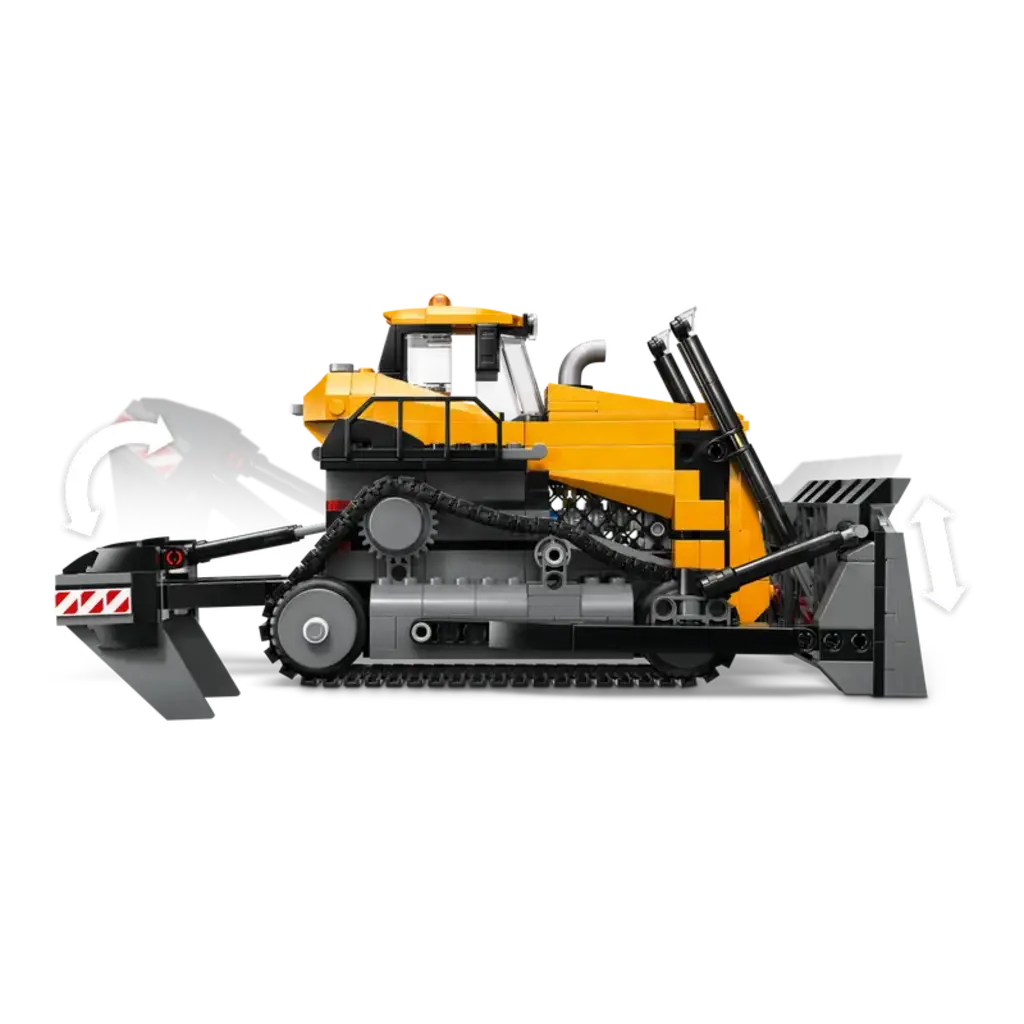 TOYHOUSE LEGO CITY Yellow Bulldozer with Front Loader