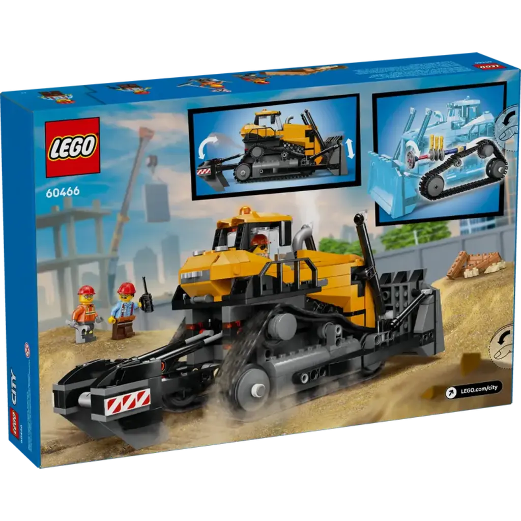 TOYHOUSE LEGO CITY Yellow Bulldozer with Front Loader