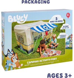LITTLE KIDS INC Bluey Camping Activity Fort