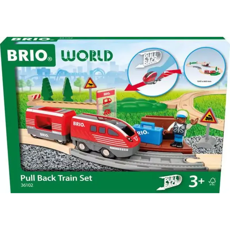 RAVENSBURGER Brio Pull Back Train