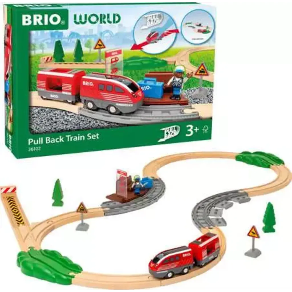 RAVENSBURGER Brio Pull Back Train