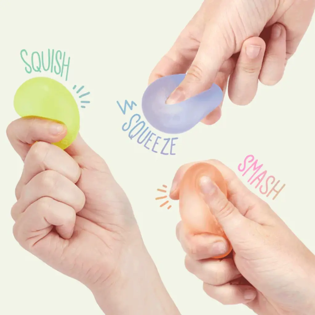 RETROSPECTIVE GOODS SPEKS Gump Mini Memory Gel Stress Balls 6-pack