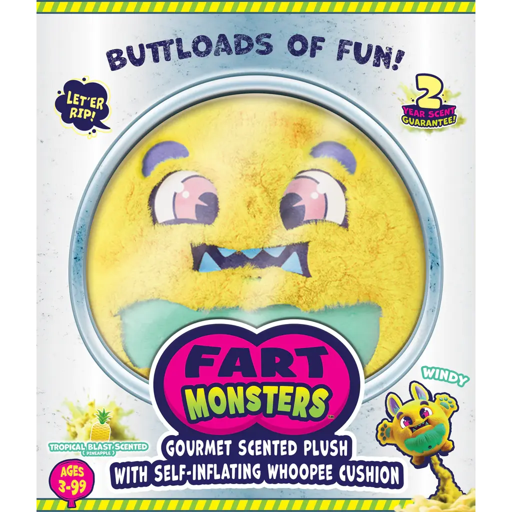 SCENTCO INC Fart Monsters Gourmet Scented Plush Assortment