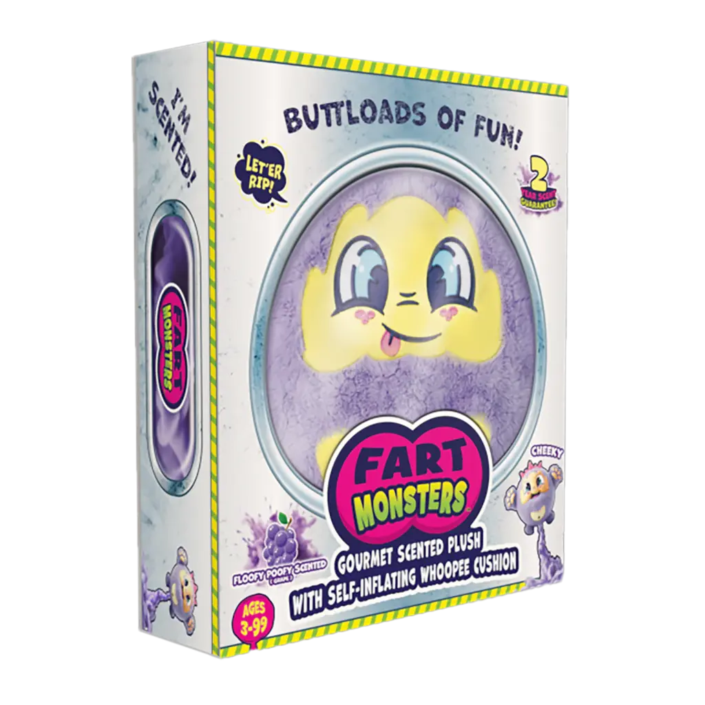 SCENTCO INC Fart Monsters Gourmet Scented Plush Assortment