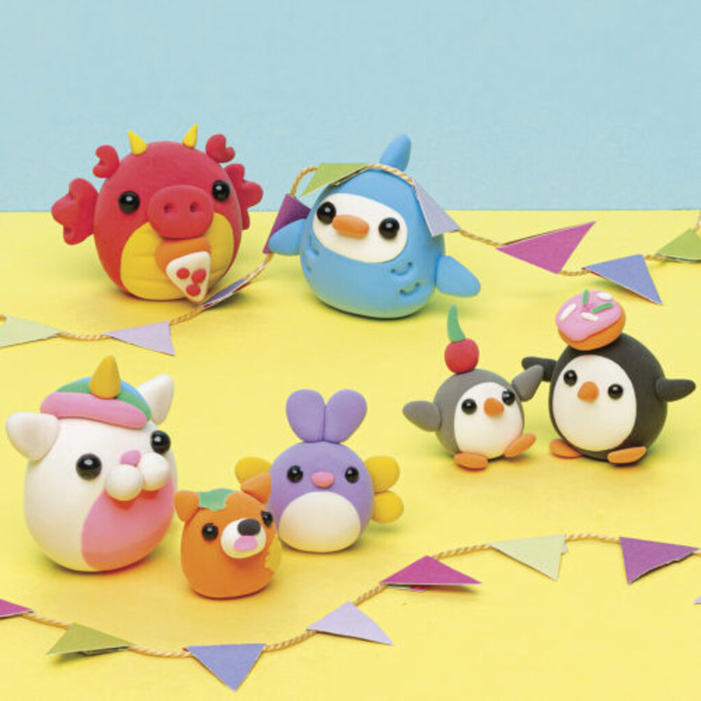 KLUTZ KLUTZ Air Dry Clay Animal Party!