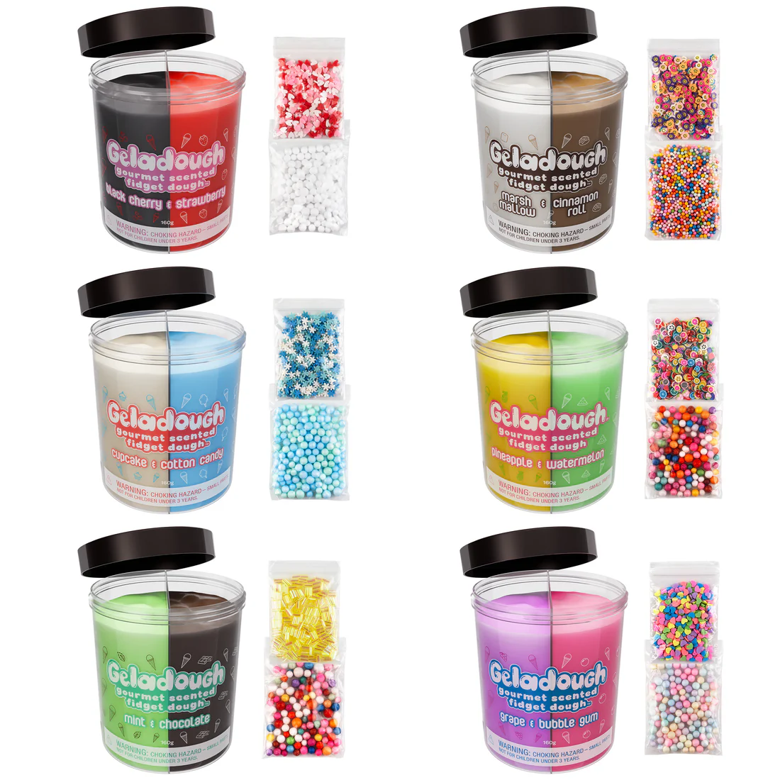 *Geladough Gourmet Scented Fidget Dough Assortment