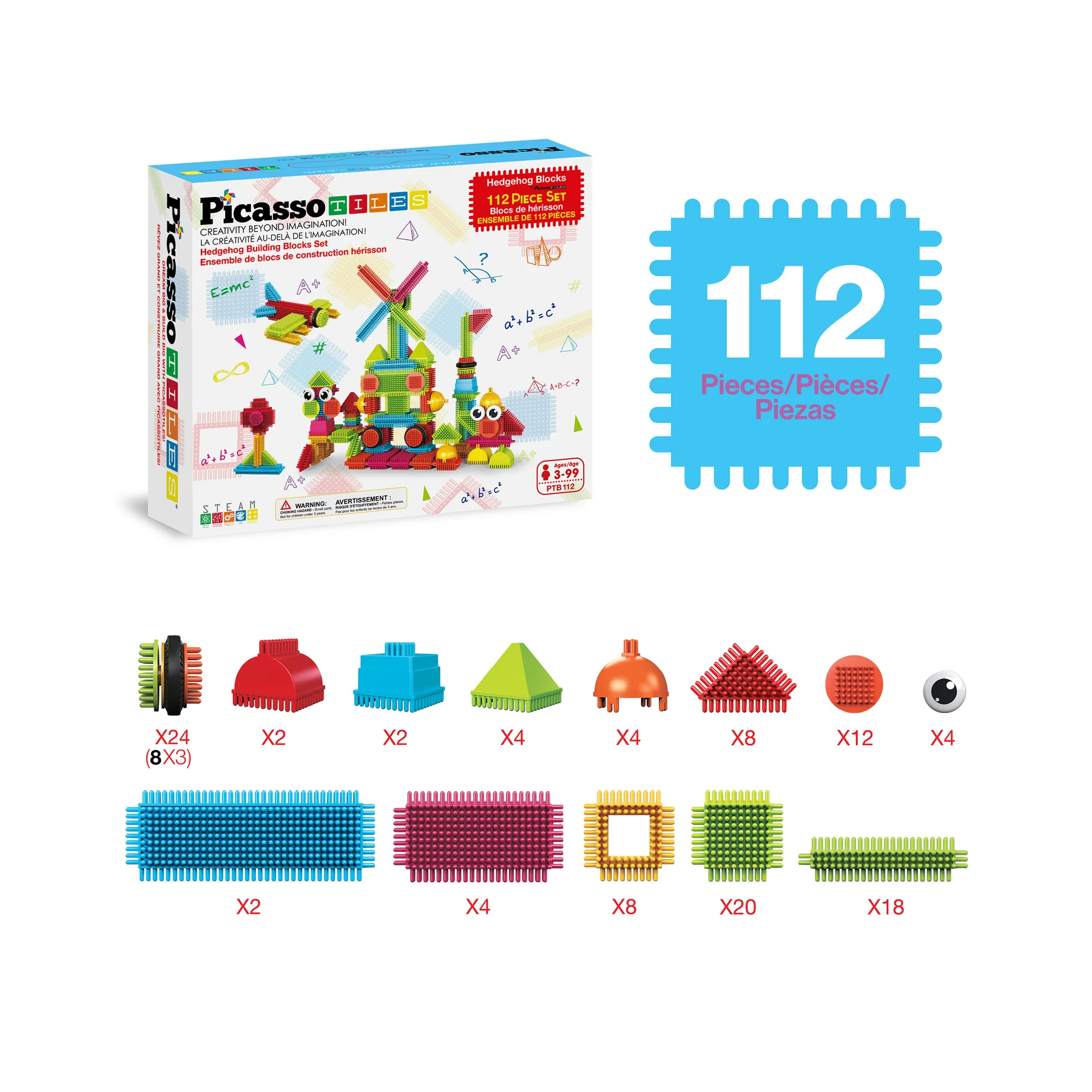 Hedgehog Block Set 112 pcs