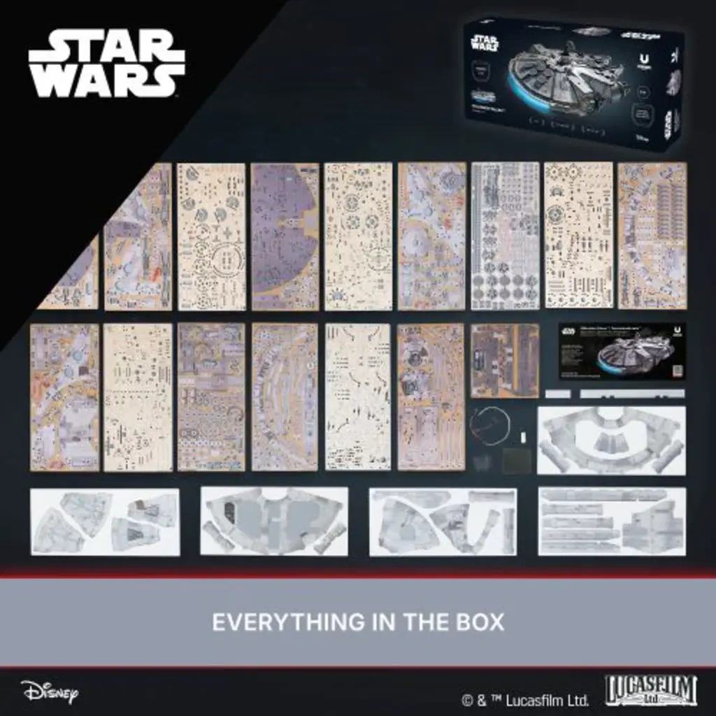 UKIDZ LLC DBA UGEARS US Millenium Falcon UGEARS