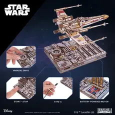 UKIDZ LLC DBA UGEARS US Luke Skywalkers X-Wing Fighter UGEARS