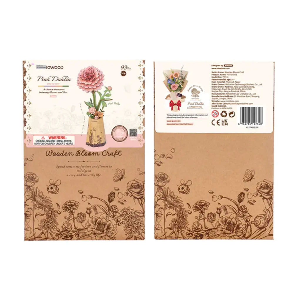 ROBOTIME Pink Dahlia (RT)