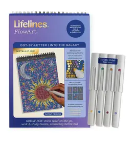 LIFELINES FlowArt Dot By Letter Into The Galaxy Metallic