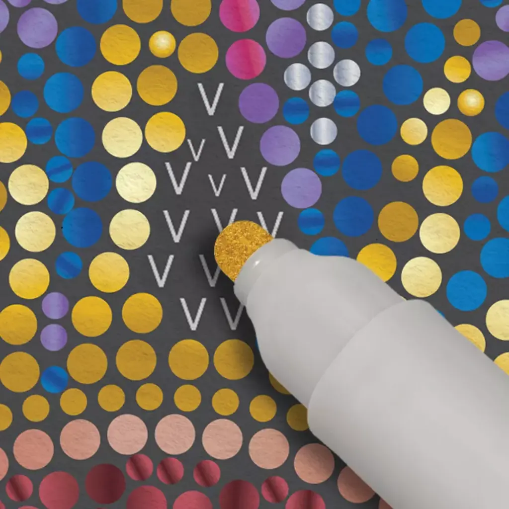 LIFELINES FlowArt Dot By Letter Into The Galaxy Metallic