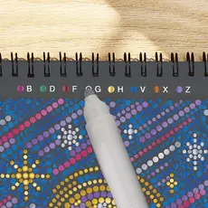 LIFELINES FlowArt Dot By Letter Into The Galaxy Metallic