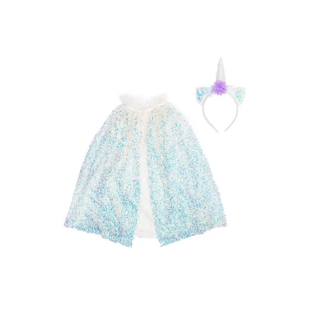 CREATIVE EDUCATION Unicorn Sparkle Cape and Headband (4-6)