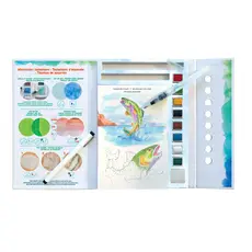 BRIGHT STRIPES WaterColor Journal Fauna