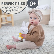 KIDS PREFERRED Miffy 8" Bean Bag - White w/ Yellow Dress